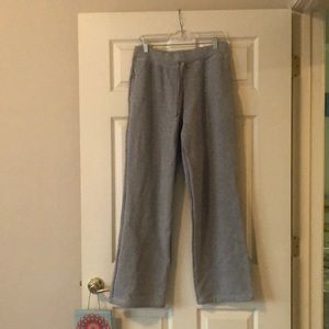 Never worn, gray sweatpants